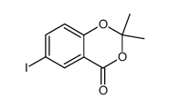 6-iodo-2,2-dimethylbenzo[1,3]dioxin-4-one结构式