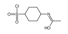 4-acetamidocyclohexane-1-sulfonyl chloride结构式