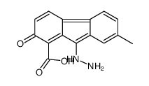 9-hydrazinyl-7-methyl-2-oxofluorene-1-carboxylic acid Structure