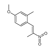 4-methoxy-2-methyl-1-(2-nitroprop-1-enyl)benzene结构式