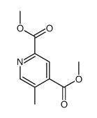 dimethyl 5-methylpyridine-2,4-dicarboxylate Structure