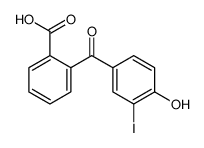 2-(4-hydroxy-3-iodobenzoyl)benzoic acid结构式