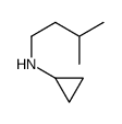 N-(3-Methylbutyl)cyclopropanamine Structure