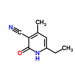 6-Ethyl-4-methyl-2-oxo-1,2-dihydro-pyridine-3-carbonitrile Structure