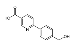 6-[4-(hydroxymethyl)phenyl]pyridine-3-carboxylic acid Structure