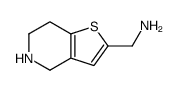 4,5,6,7-tetrahydrothieno[3,2-c]pyridin-2-ylmethanamine Structure