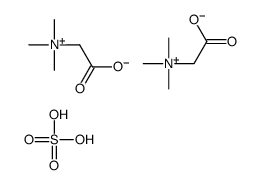 bis[(carboxymethyl)trimethylammonium] sulphate结构式