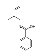 N-(2-methylbut-3-enyl)benzamide Structure