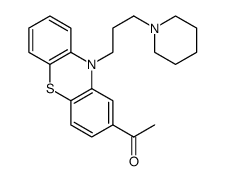 1-[10-(3-piperidin-1-ylpropyl)phenothiazin-2-yl]ethanone Structure