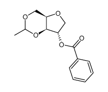 2-Benzoyl-3,5-aethyliden-xylitan Structure