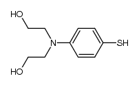 4-[N,N-bis(2-hydroxyethyl)amino]benzenethiol结构式