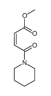 Maleinsaeure-methylester-piperidid Structure