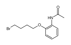 acetic acid-[2-(4-bromo-butoxy)-anilide]结构式