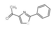 1-(2-苯基-1,3-噻唑-4-基)乙酮结构式