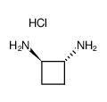 TRANS-1,2-DIAMINO-CYCLOBUTANE DIHYDROCHLORIDE结构式