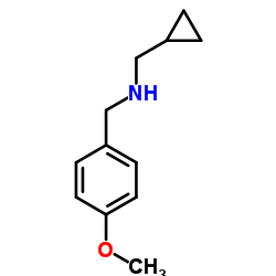 N-(Cyclopropylmethyl)-4-Methoxy-benzylamine结构式