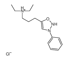 diethyl-[3-(3-phenyl-2H-oxadiazol-5-yl)propyl]azanium chloride结构式