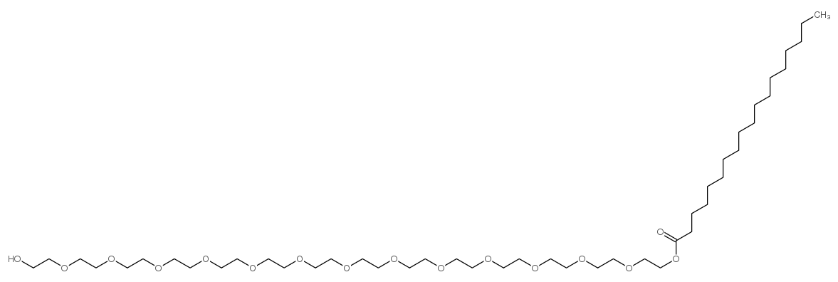 PEG-14 硬脂酸酯结构式