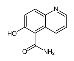 5-Quinolinecarboxamide,6-hydroxy-(9CI) Structure