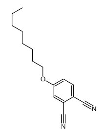 4-octoxybenzene-1,2-dicarbonitrile结构式