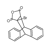 9,10-dihydroanthracene-9,10-endo-α-bromo-α,β-succinic anhydride Structure