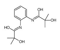 2-hydroxy-N-[2-[(2-hydroxy-2-methylpropanoyl)amino]phenyl]-2-methylpropanamide Structure