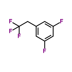 1,3-Difluoro-5-(2,2,2-trifluoroethyl)benzene结构式