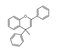 4-methyl-2,4-diphenyl-4H-chromene Structure