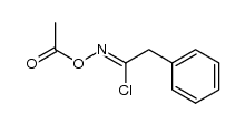 chlorure de O-acetyl phenyl-2 acetohydroxamoyle结构式