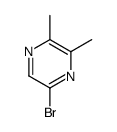 5-溴-2,3-二甲基吡嗪结构式