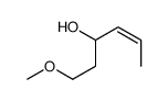 1-methoxyhex-4-en-3-ol结构式