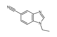 1-ethyl-1H-benzimidazole-5-carbonitrile(SALTDATA: FREE) Structure