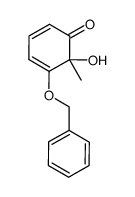 5-(benzyloxy)-6-hydroxy-6-methylcyclohexa-2,4-dienone Structure