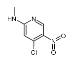 2-Methylamino-4-chlor-5-nitropyridin Structure