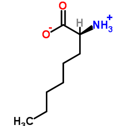 (2S)-2-Ammoniooctanoate structure