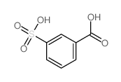 m-Carboxybenzenesulfonic acid Structure