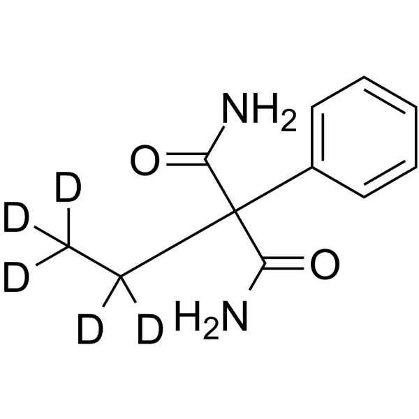 2-Ethyl-2-phenylmalonamide-d5 Structure