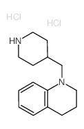 1-(4-Piperidinylmethyl)-1,2,3,4-tetrahydroquinoline dihydrochloride Structure