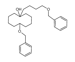 6-(Benzyloxy)-1-(4-(benzyloxy)butyl)-1-cyclodecanol结构式