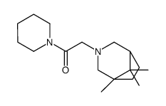 1-piperidin-1-yl-2-(5,8,8-trimethyl-3-azabicyclo[3.2.1]octan-3-yl)ethanone Structure