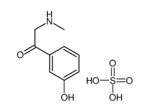 1-(3-HYDROXYPHENYL)-2-(METHYLAMINO)ETHANONE SULFATE Structure