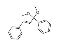 benzylideneacetophenone dimethyl acetal Structure