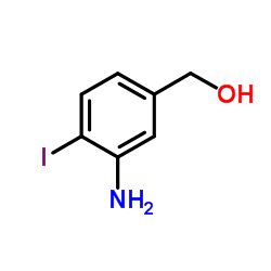 (3-Amino-4-iodophenyl)methanol结构式