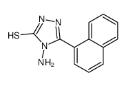 4-amino-3-naphthalen-1-yl-1H-1,2,4-triazole-5-thione Structure