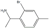 1-(2-BROMO-4-METHYLPHENYL)ETHAN-1-AMINE结构式