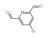 4-溴吡啶-2,6-二甲醛结构式