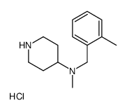 Methyl-(2-Methyl-benzyl)-piperidin-4-yl-amine hydrochloride图片