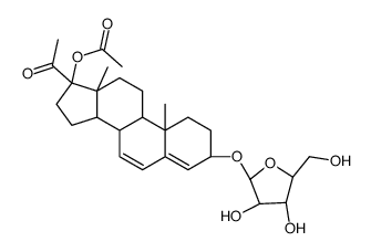 chlormadinol acetate-3-O-alpha-arabinofuranoside结构式