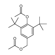 2-Acetoxy-5-acetoxymethyl-1,3-di-tert-butylbenzene structure