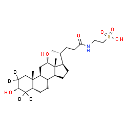 Taurodeoxycholic Acid-d4 MaxSpec® Standard Structure